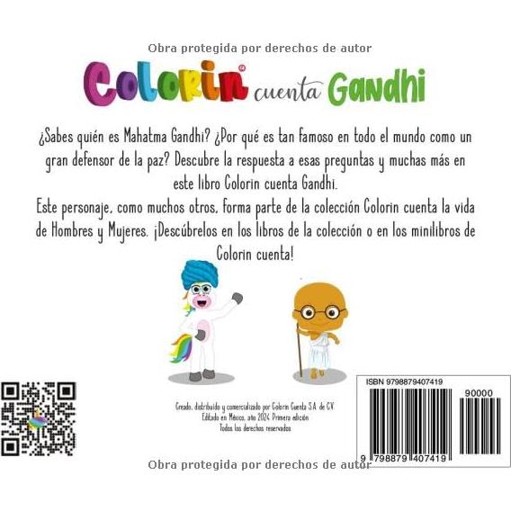 Colorin cuenta Gandhi (Las Minibiografias de Colorin Cuenta) (Spanish Edition)