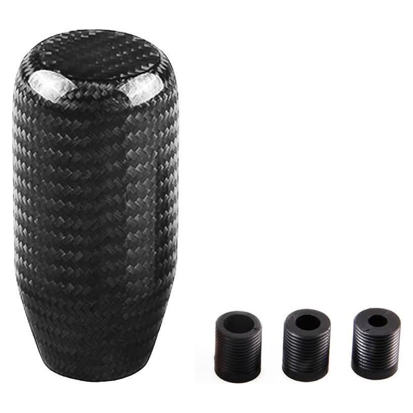 Perilla de Cambio Manual RYANSTAR de Fibra de Carbono - Negro