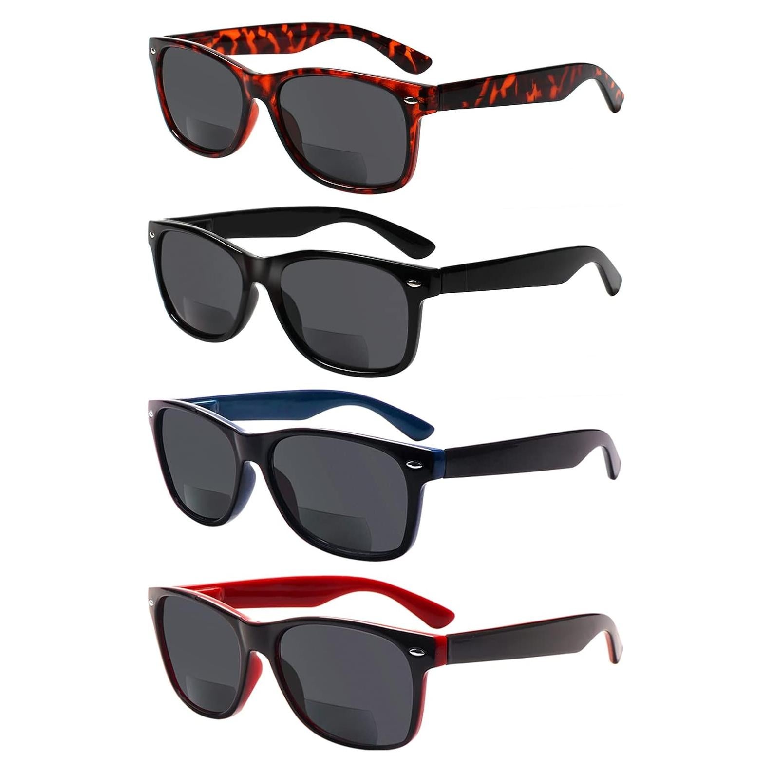 Paquete de 4 Gafas de Sol Bifocales 2.75 Marca C2