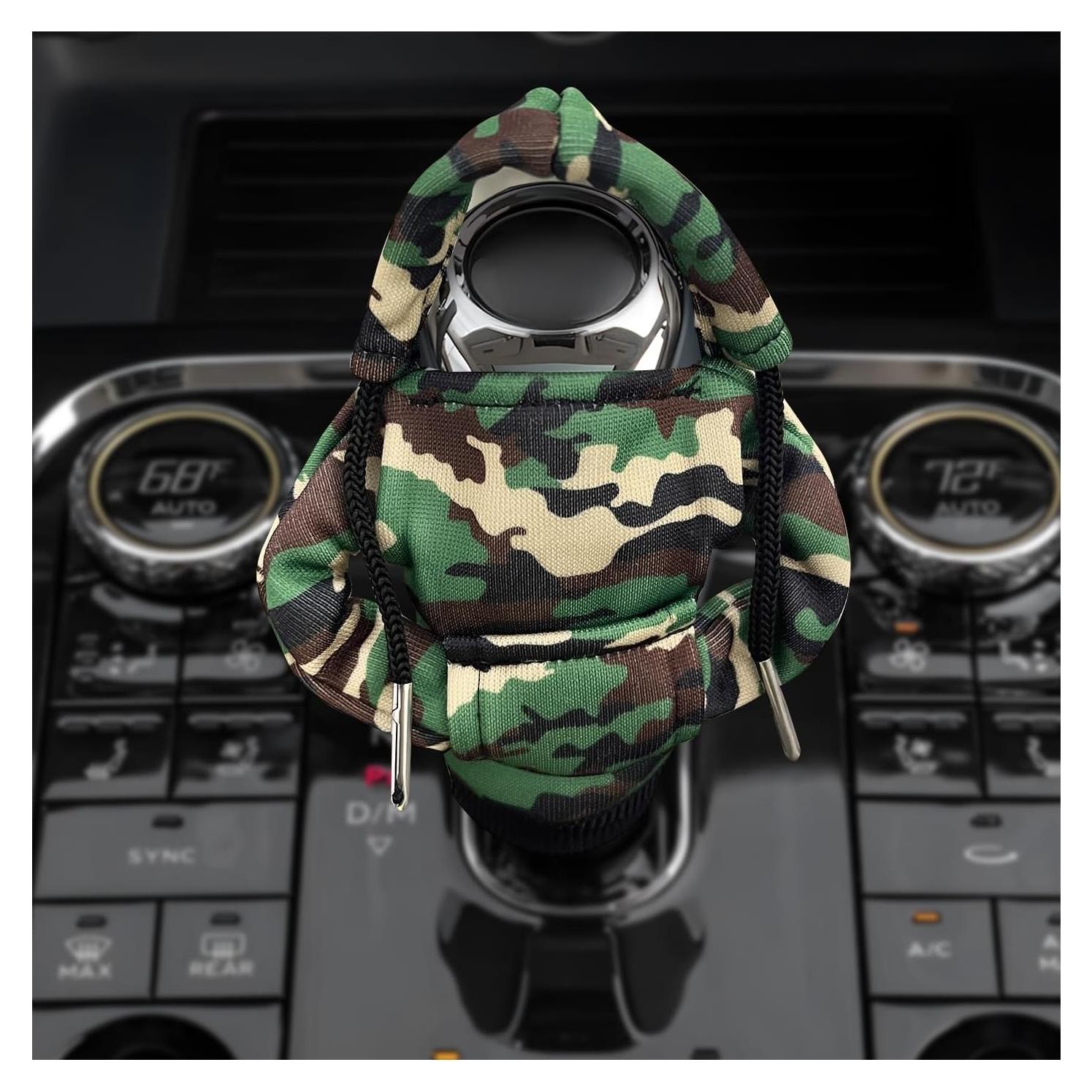 Cubierta de Capucha para Perilla de Cambio Yourkar Camuflaje