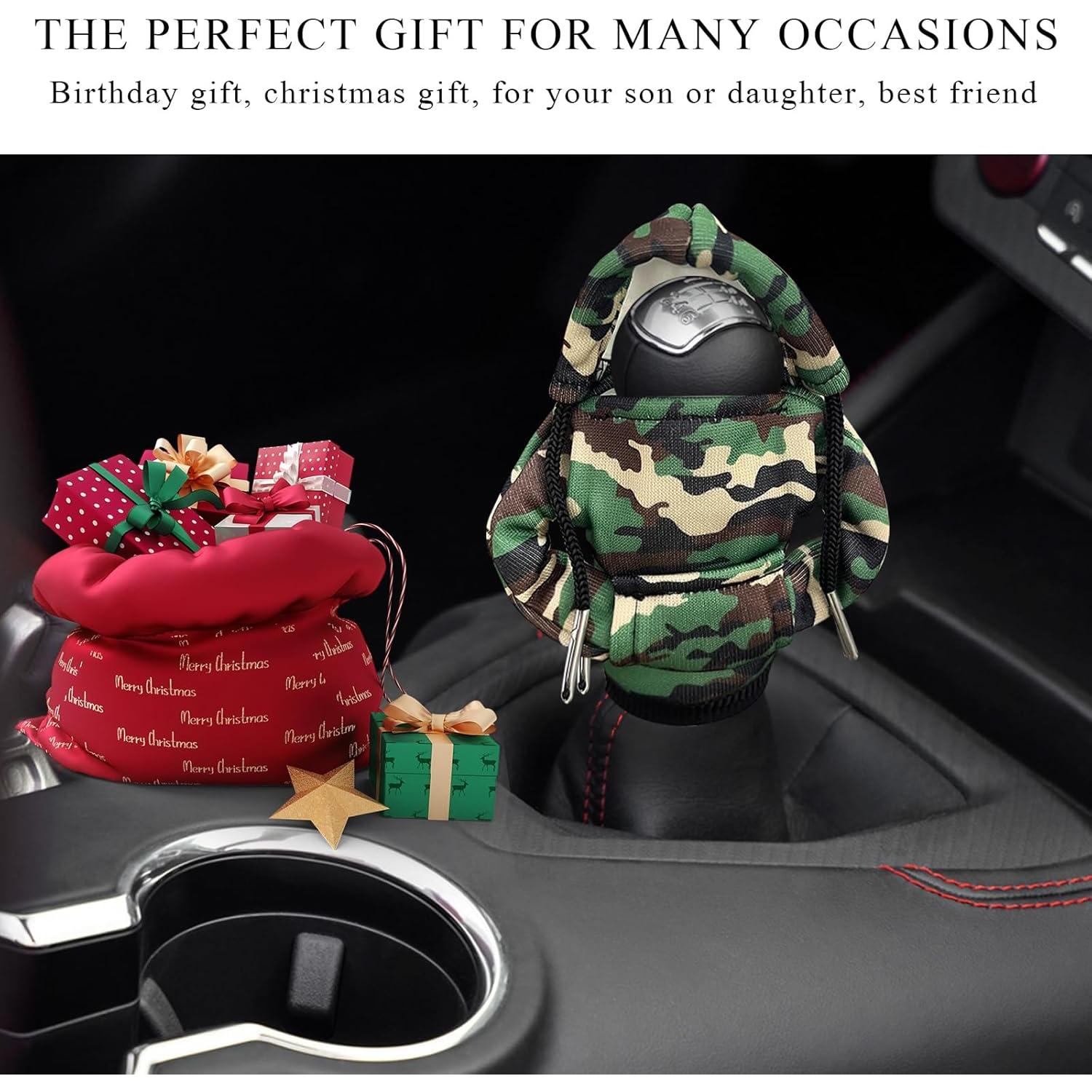 Cubierta de Capucha para Perilla de Cambio Yourkar Camuflaje