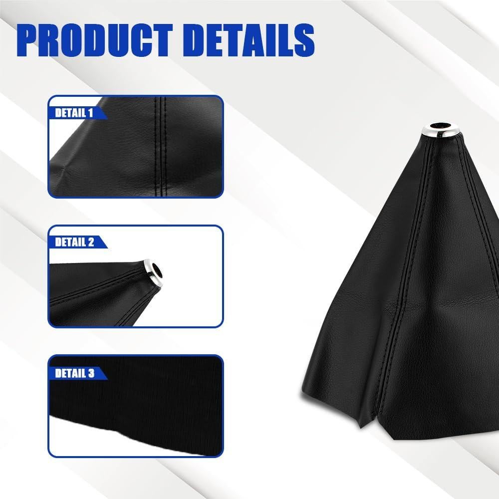 Cubierta de Polvo para Perilla de Cambio de Marchas PACLVIO Negra