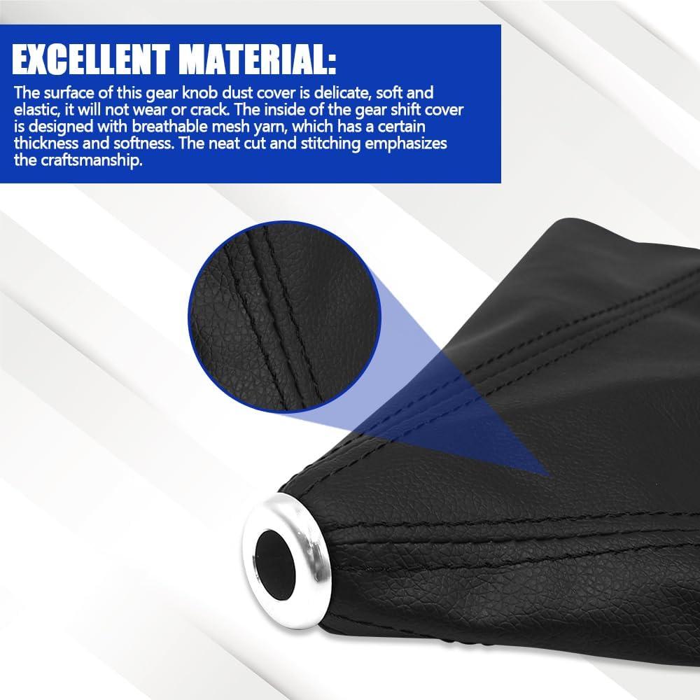 Cubierta de Polvo para Perilla de Cambio de Marchas PACLVIO Negra