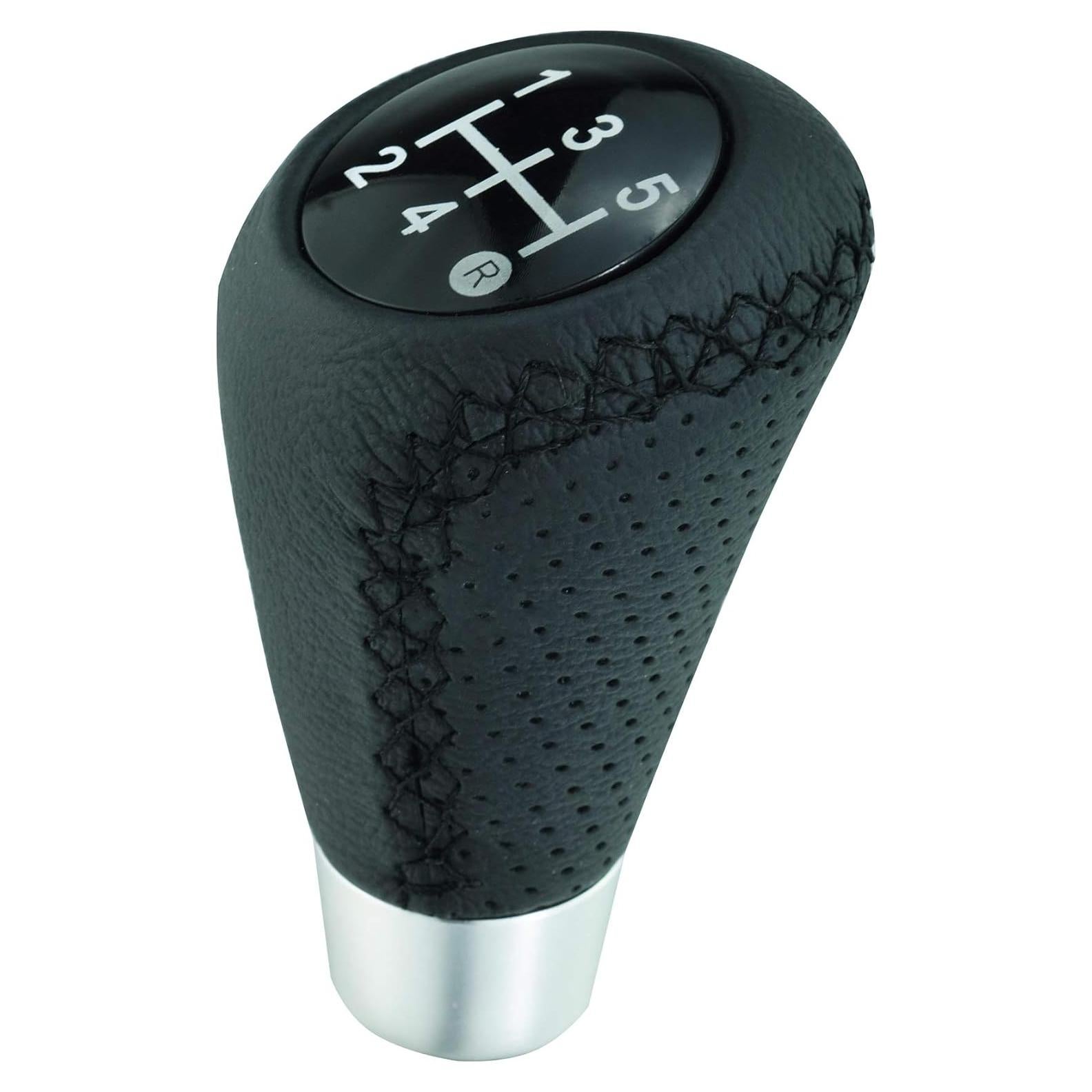 Perilla de Cambios Abfer 5 Velocidades Cuero Negro 88.65 mm