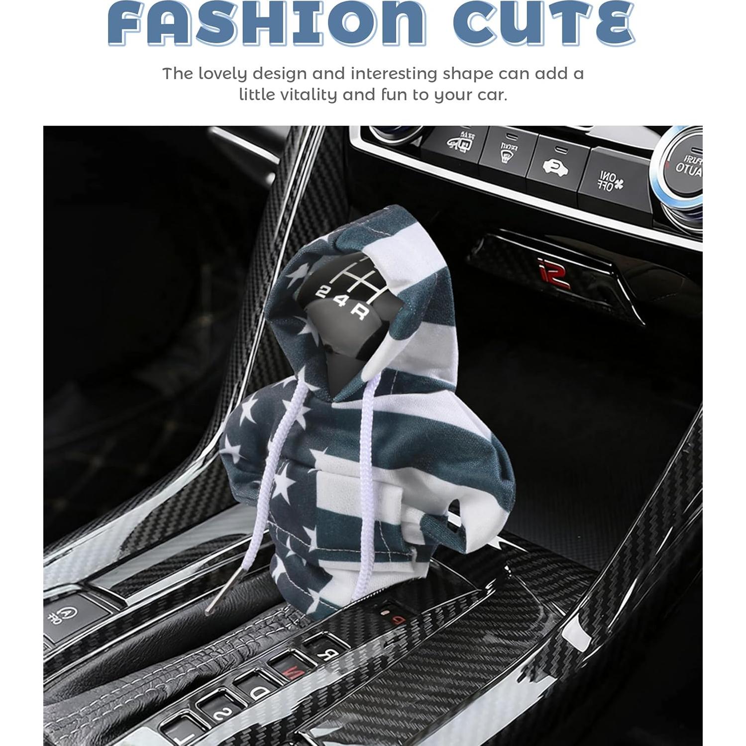 Cubierta de Palanca de Cambios UNLRAE Bandera Americana Negra