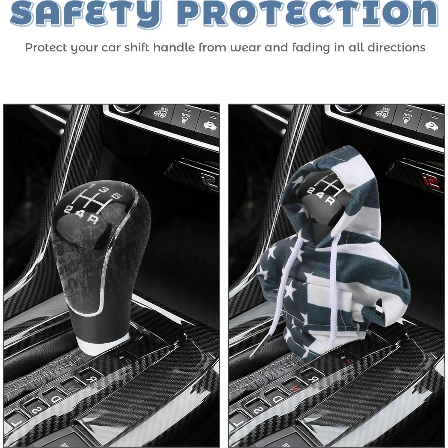 Cubierta de Palanca de Cambios UNLRAE Bandera Americana Negra