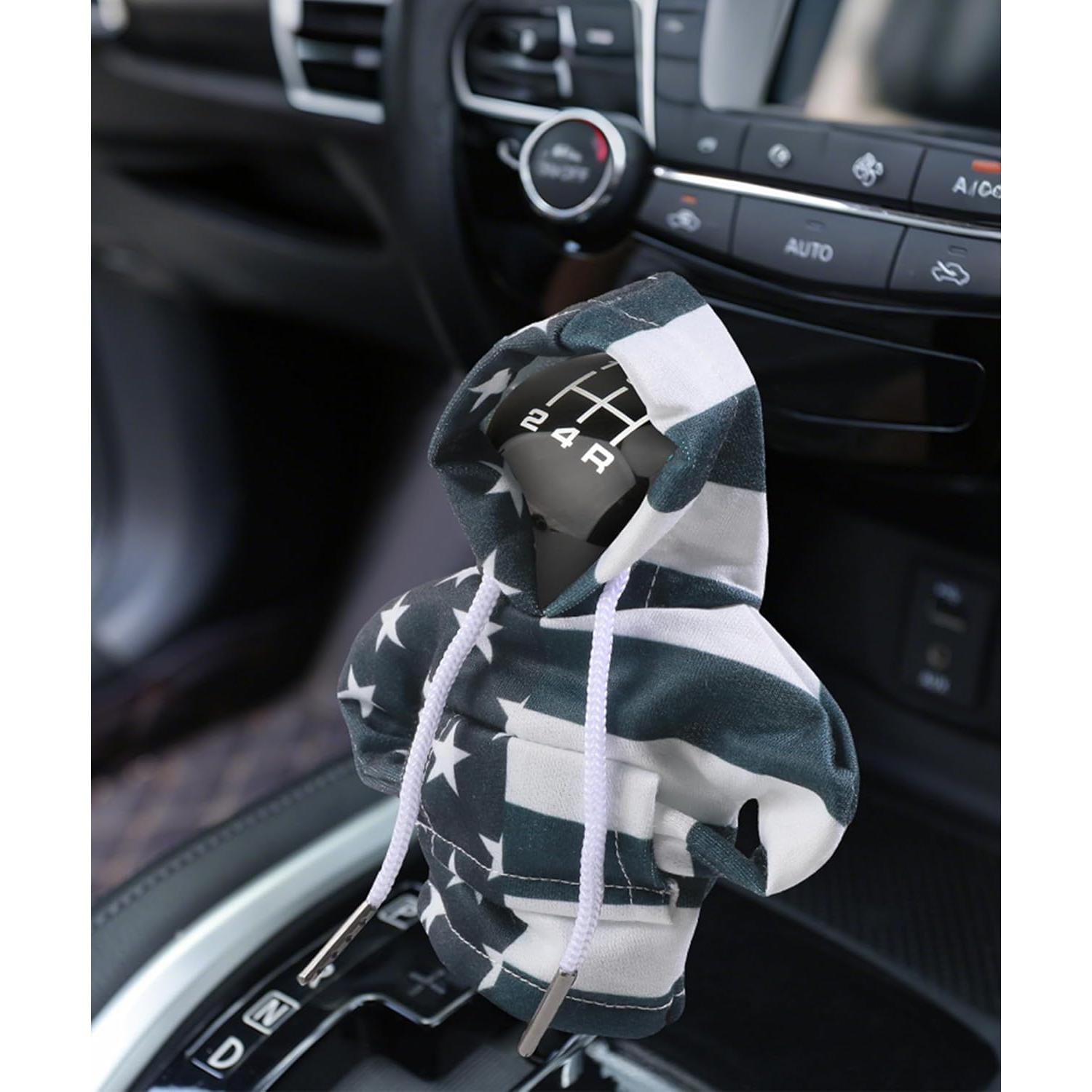 Cubierta de Palanca de Cambios UNLRAE Bandera Americana Negra