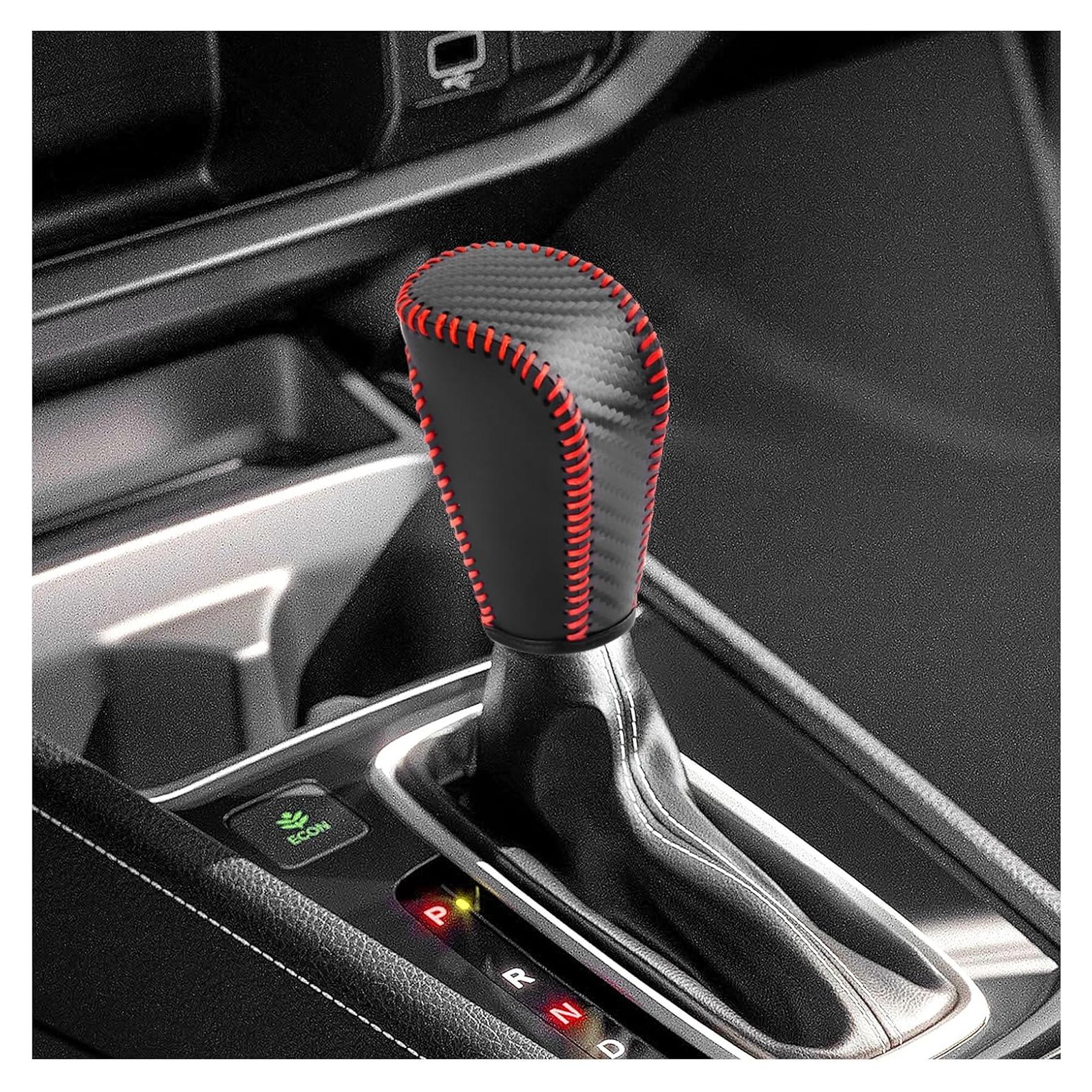 Cubierta de Palanca de Cambios YGDMD para Honda - Negro/Rojo