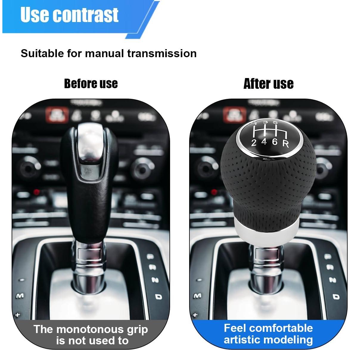 Perilla de Cambio ZIMISI 6 Velocidades Universal Auto Negro