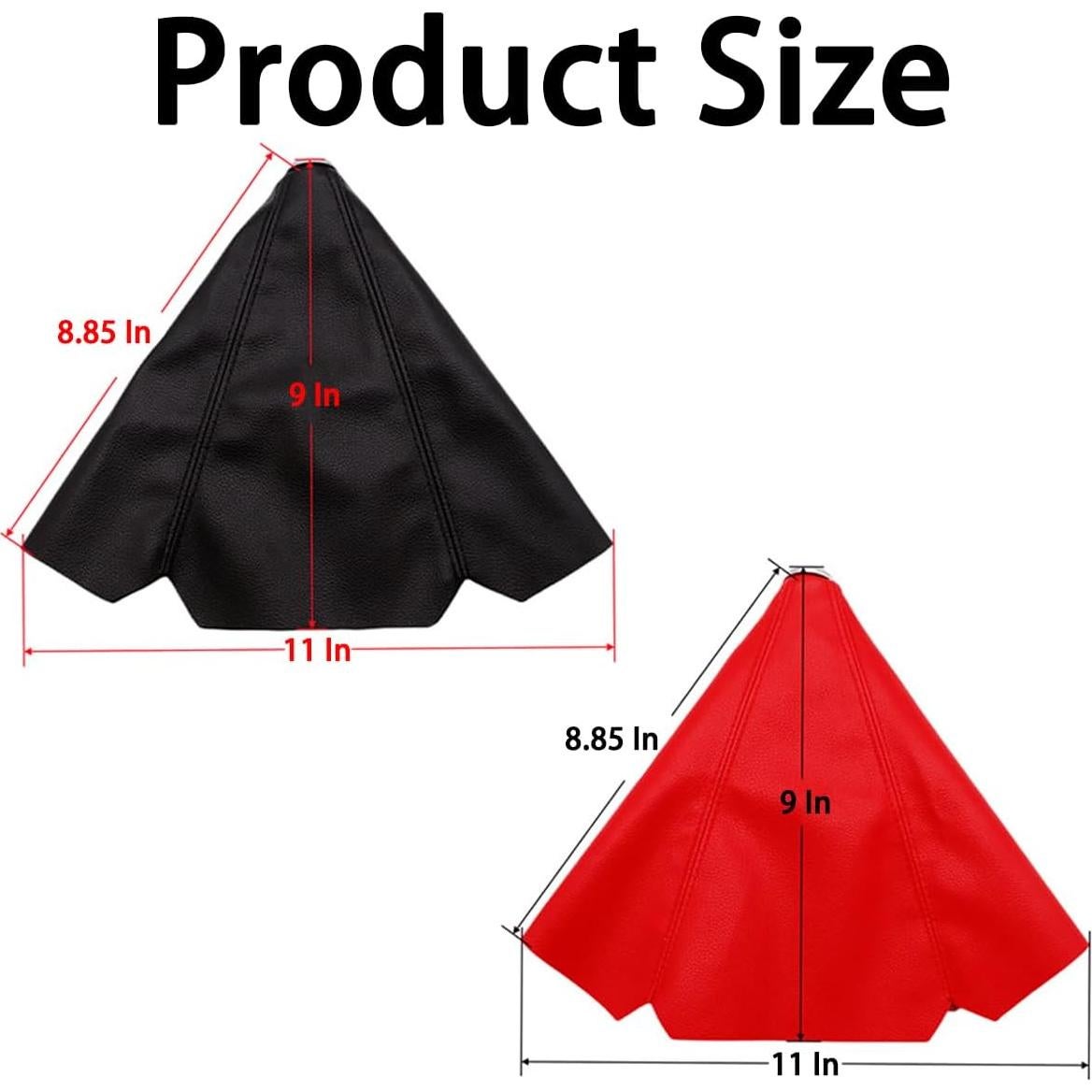 Funda de Botón de Cambio BESULEN Suede Negro Universal