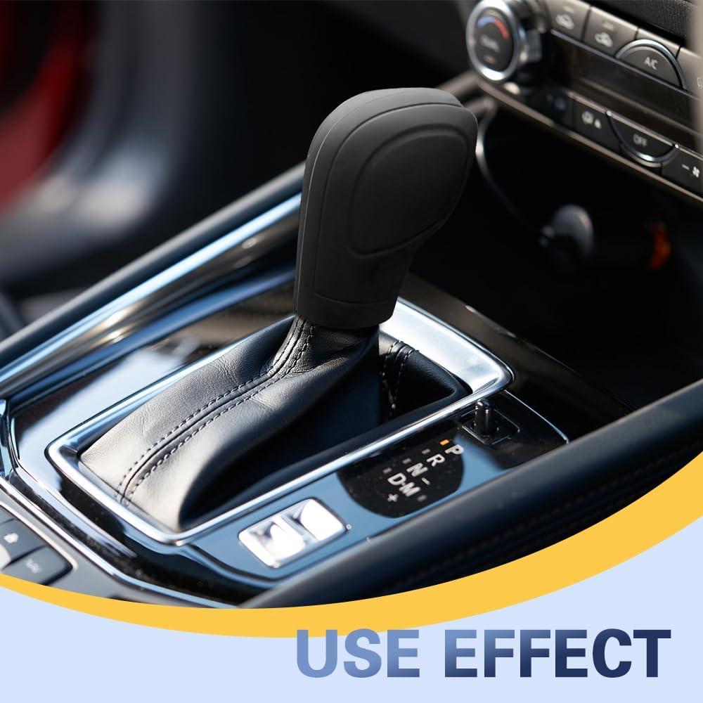 Cubierta de Pomo de Cambio de Silicona Middrivr Negra