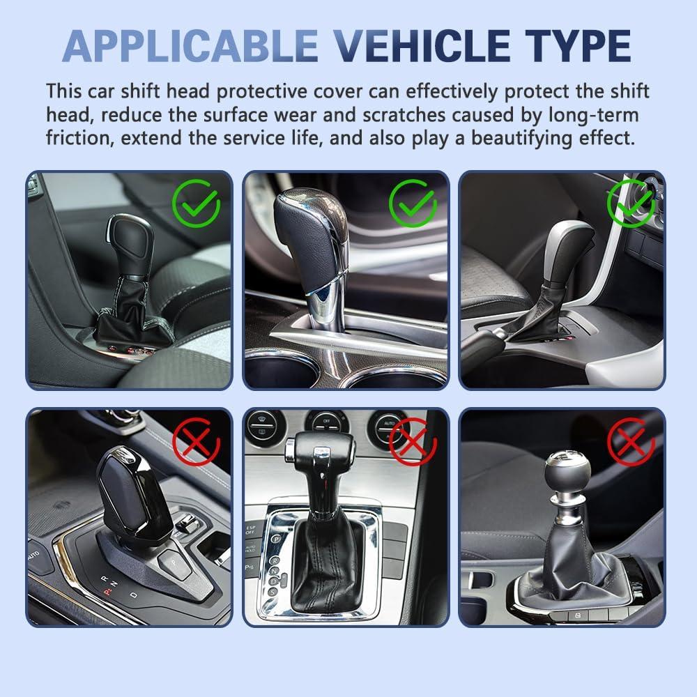 Cubierta de Pomo de Cambio de Silicona Middrivr Negra