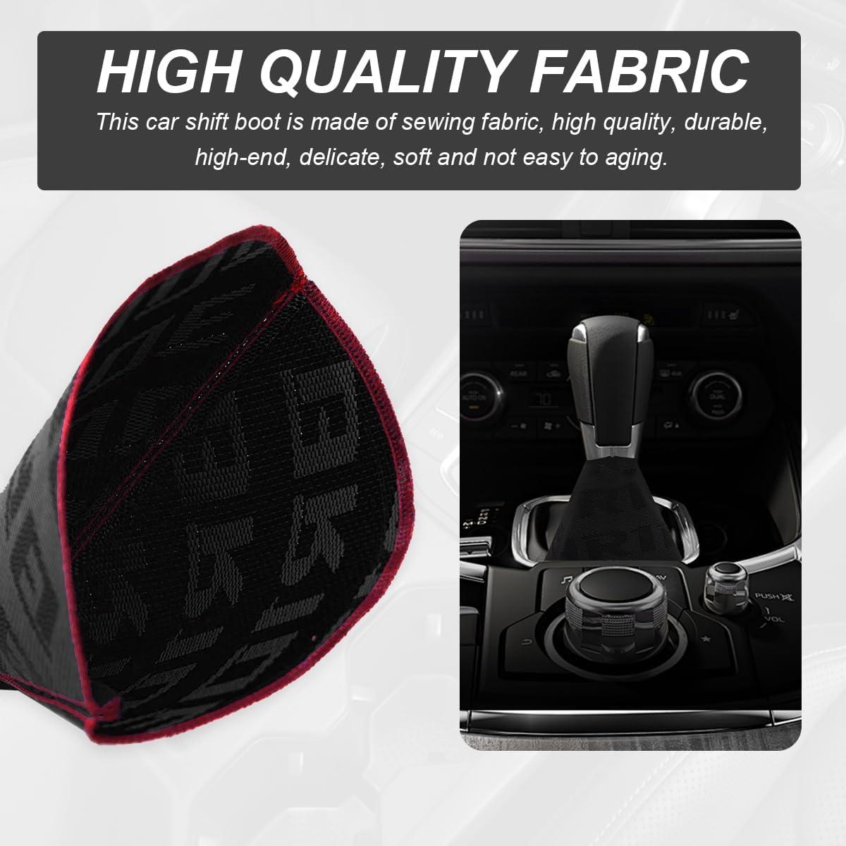 Cubierta de Botón de Cambio de Marchas SHMZK Negra 27x22 cm