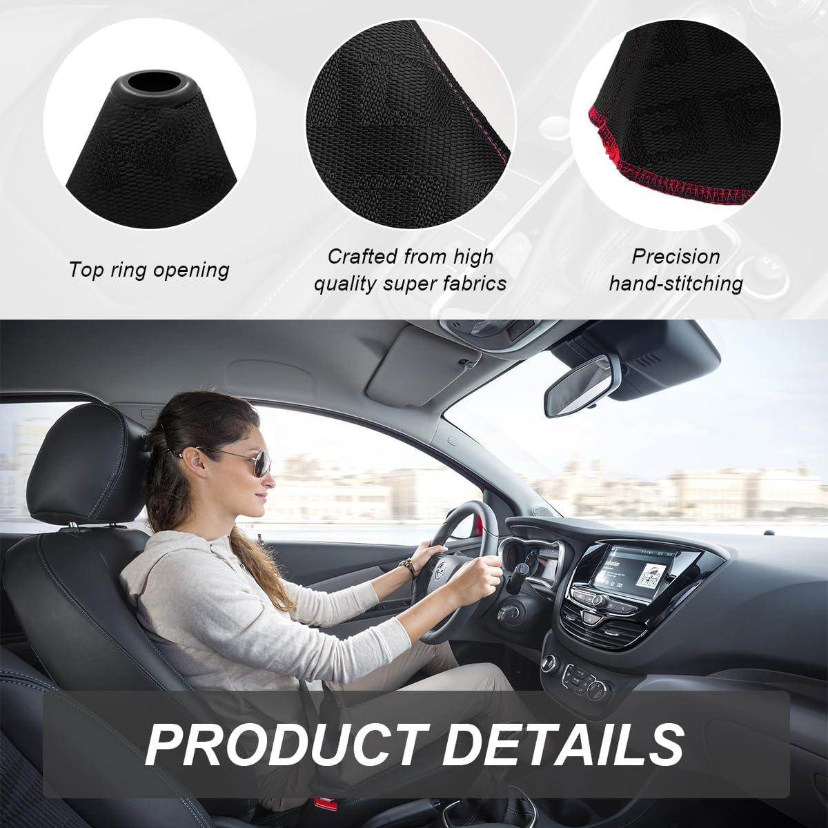 Cubierta de Botón de Cambio de Marchas SHMZK Negra 27x22 cm