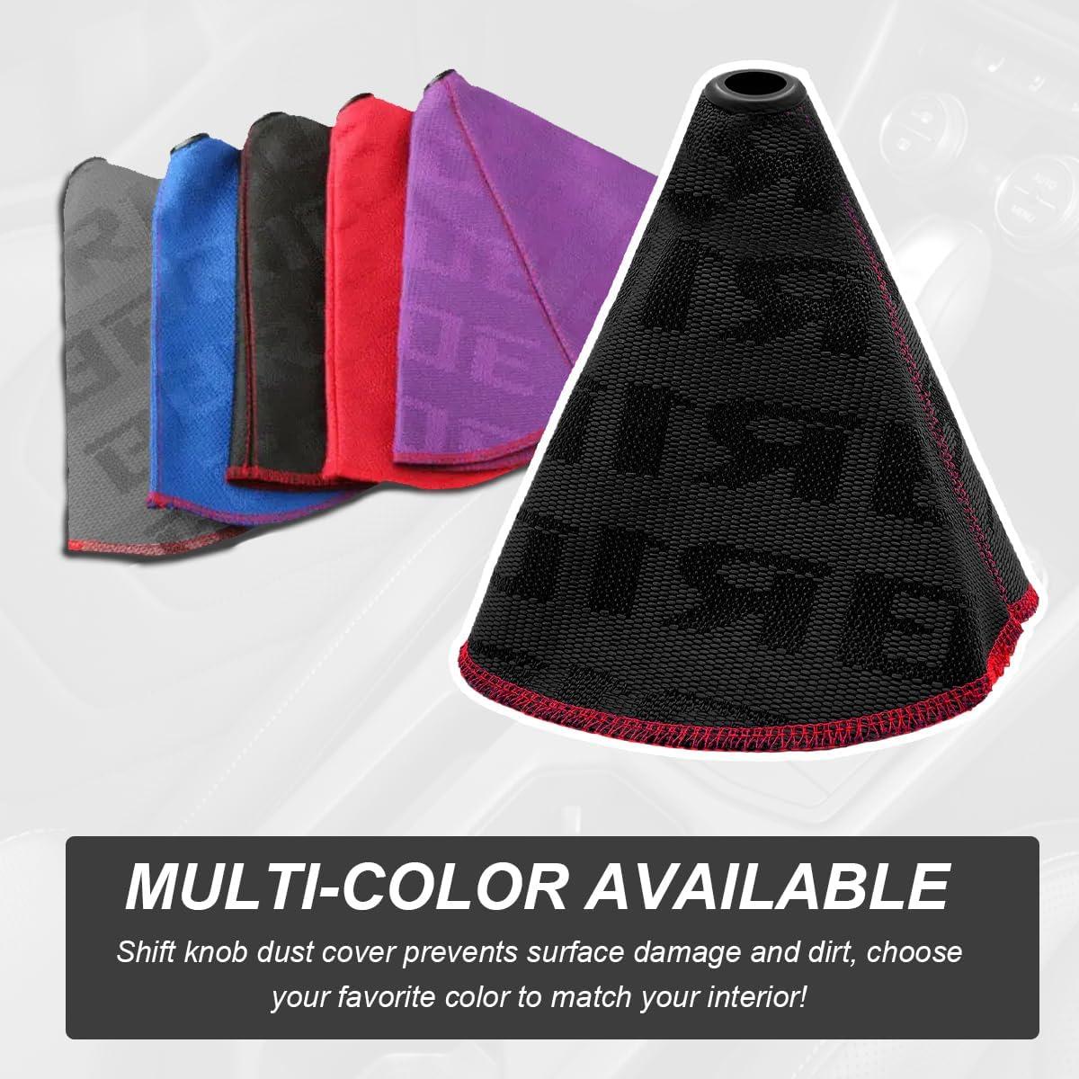 Cubierta de Botón de Cambio de Marchas SHMZK Negra 27x22 cm