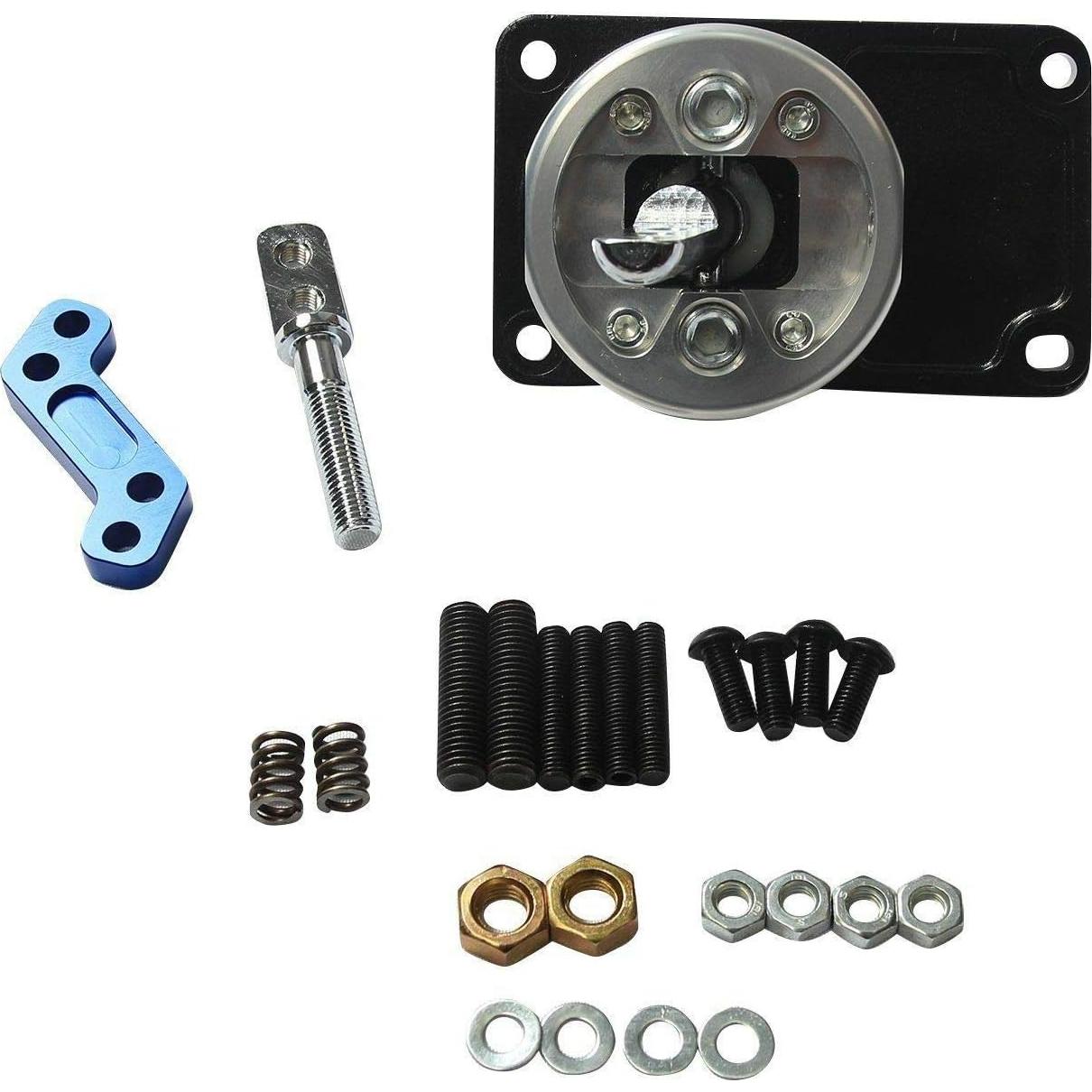 Palanca de Cambios Corta MAGQOO Aluminio Azul para Ford Mustang 83-04