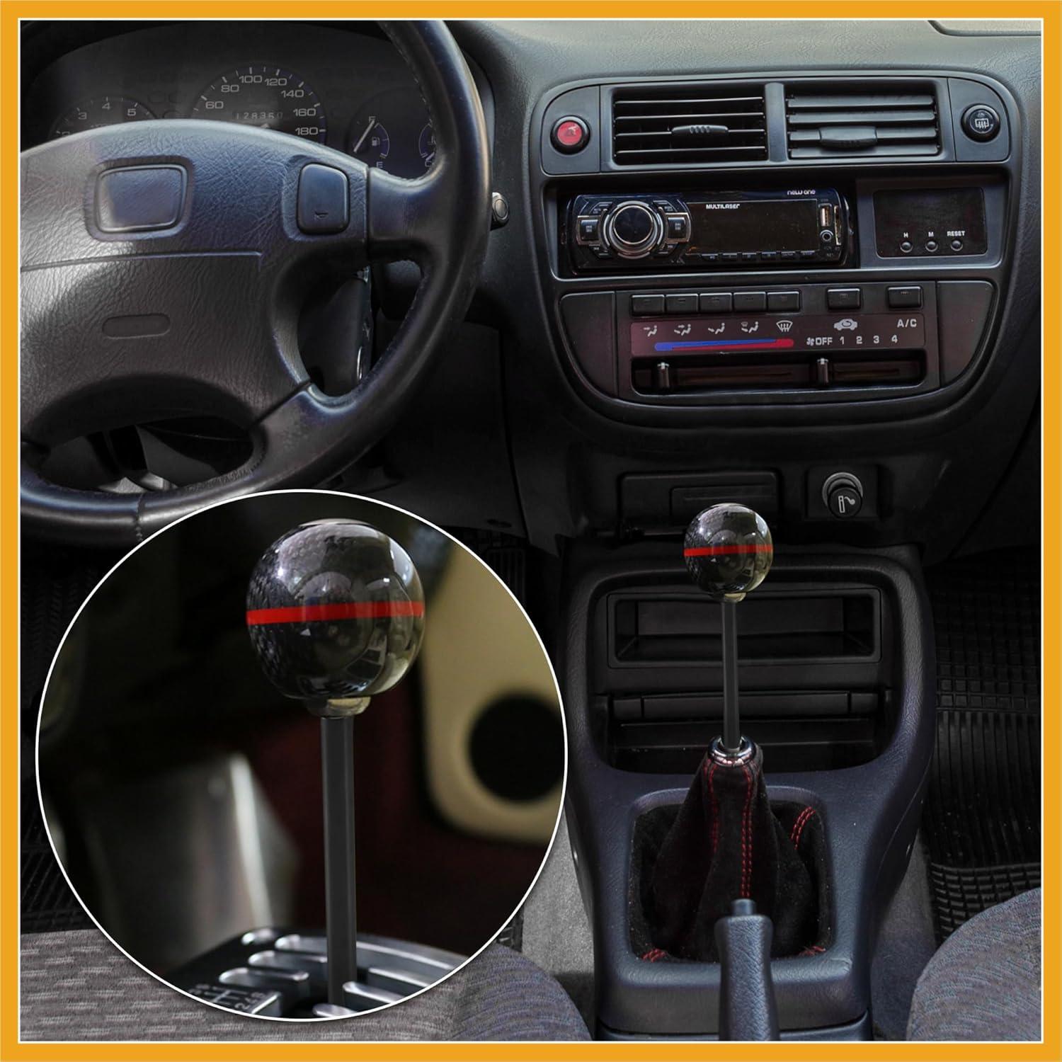 Extensor de Palanca de Cambio Partuto Negro M10x1.5 Ajustable