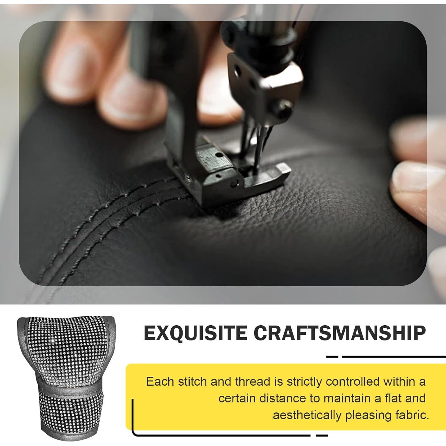 Cubierta de pomo de cambio Zikefest con cristales brillantes