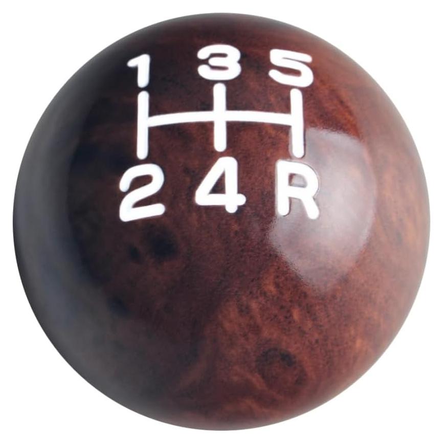 Perilla de Cambio Manual DEWHEL 5 Velocidades Aluminio Madera