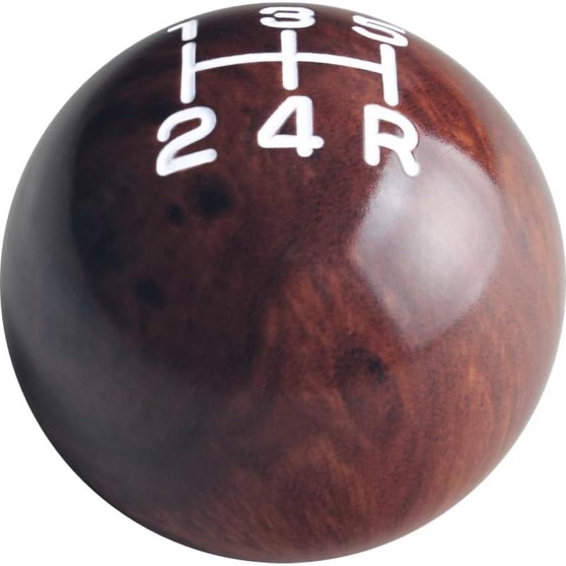 Perilla de Cambio Manual DEWHEL 5 Velocidades Aluminio Madera