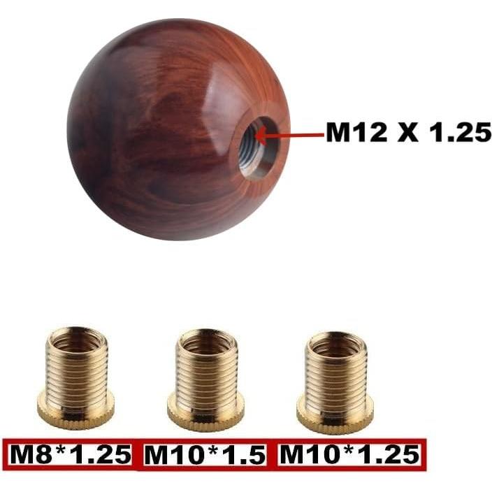 Perilla de Cambio Manual DEWHEL 5 Velocidades Aluminio Madera