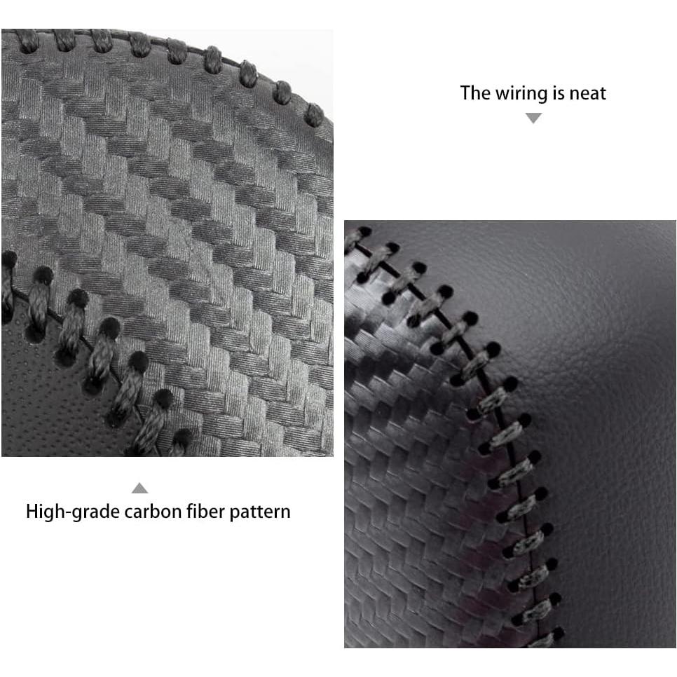 Cubierta de Pomo de Cambio de Marchas de Cuero LDYFC para Honda