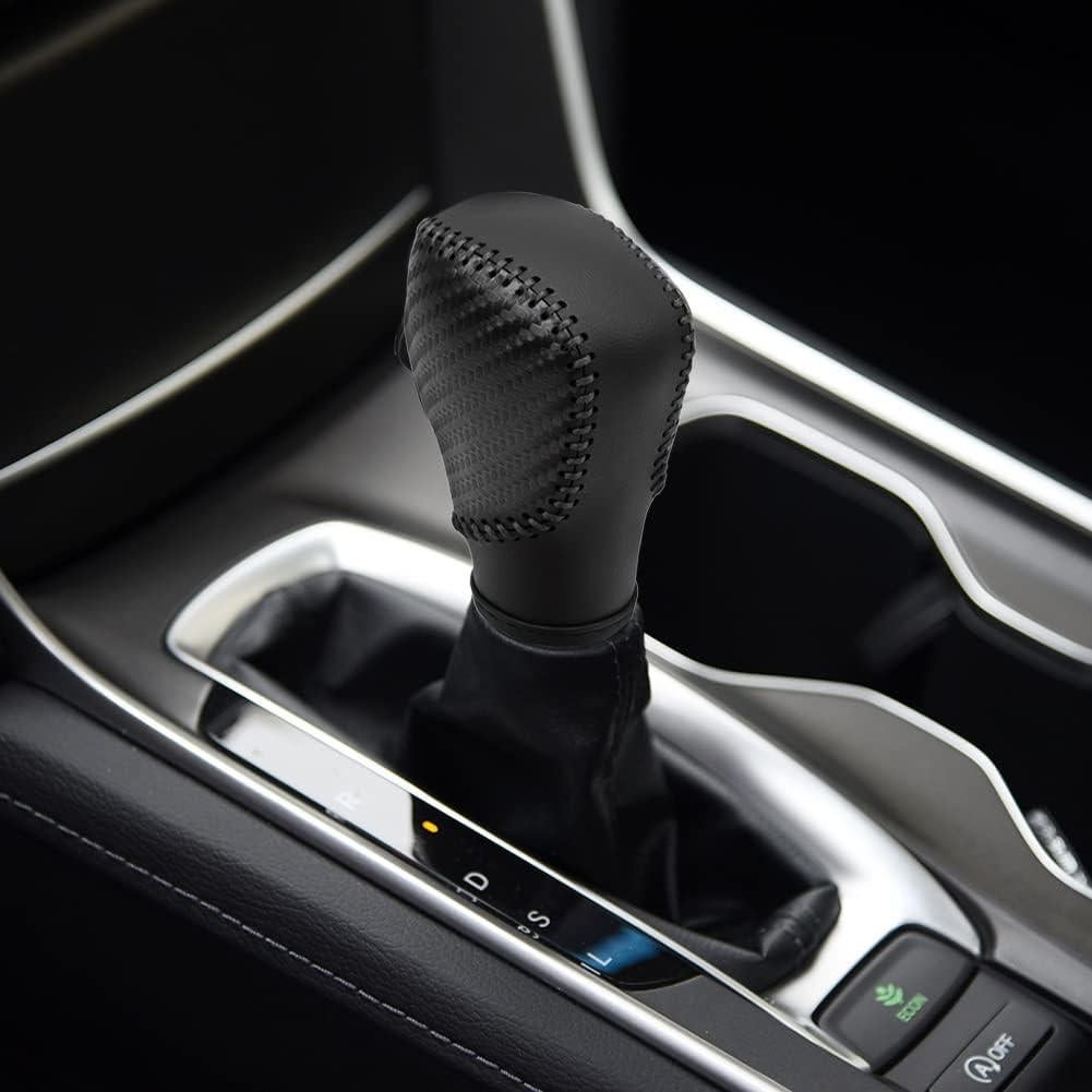 Cubierta de Pomo de Cambio de Marchas de Cuero LDYFC para Honda