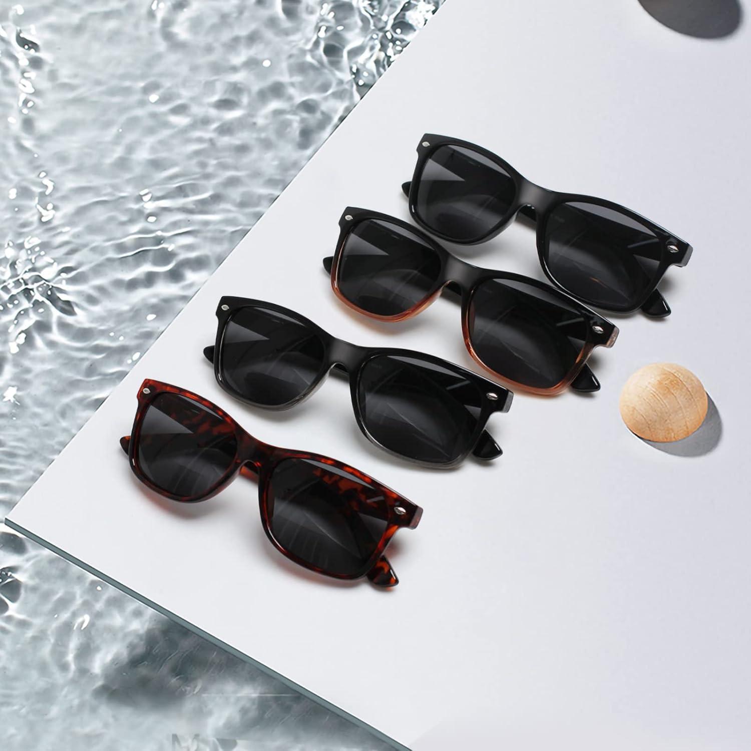 Paquete de 4 Gafas de Sol Bifocales Sumkyle +3.5 Dioptrías