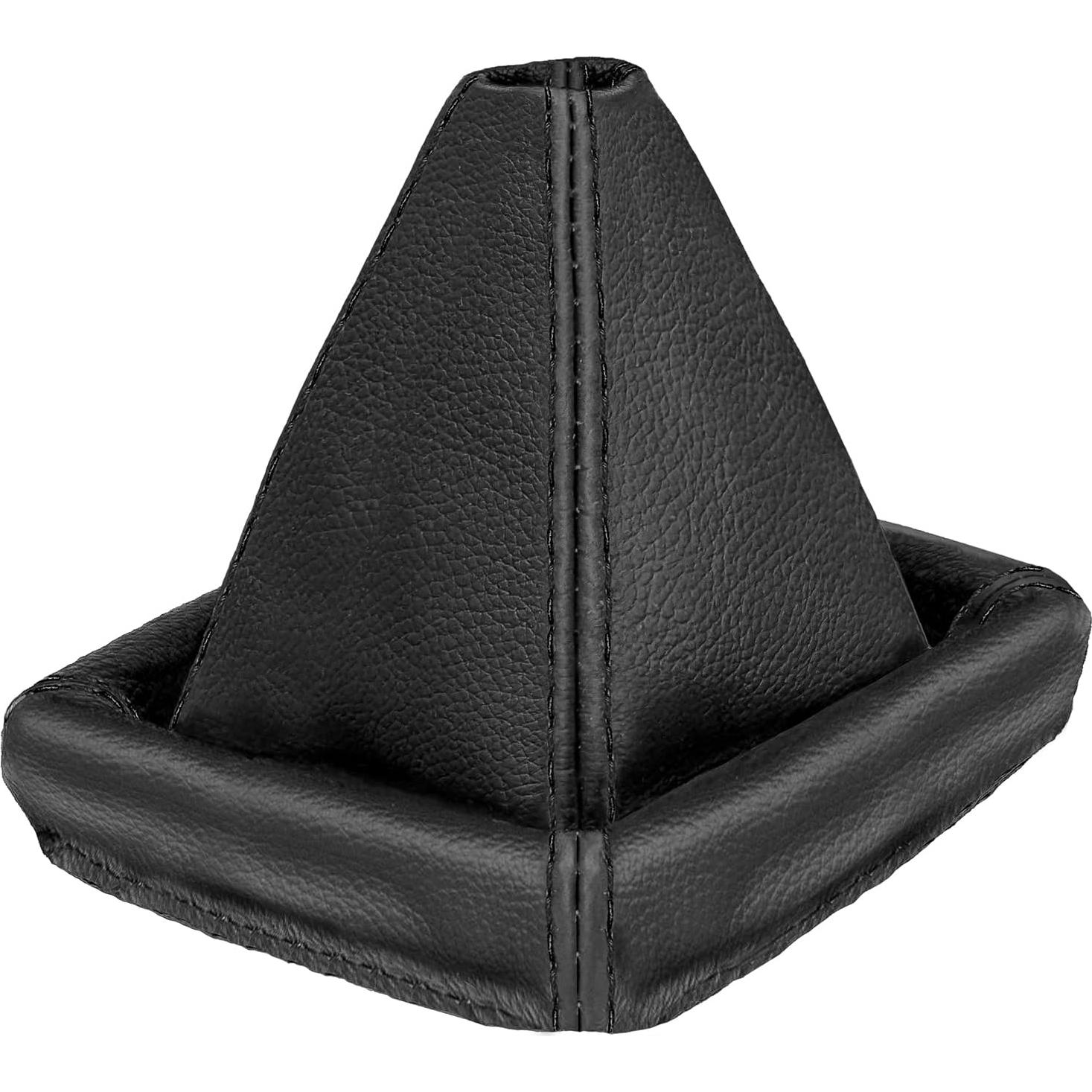 Funda de Cambio L & P Car Design - Cuero Genuino Negro para VW