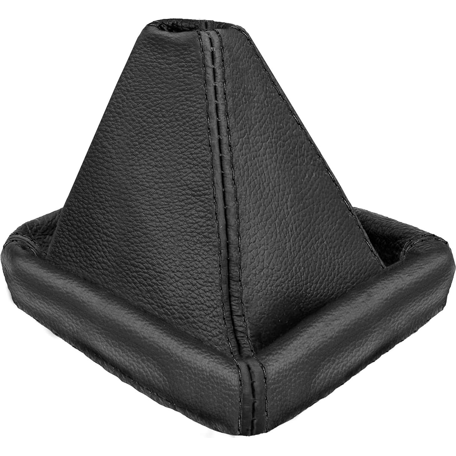 Funda de Cambio L & P Car Design - Cuero Genuino Negro para VW