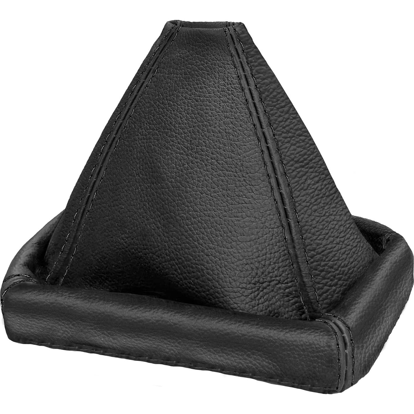 Funda de Cambio L & P Car Design - Cuero Genuino Negro para VW