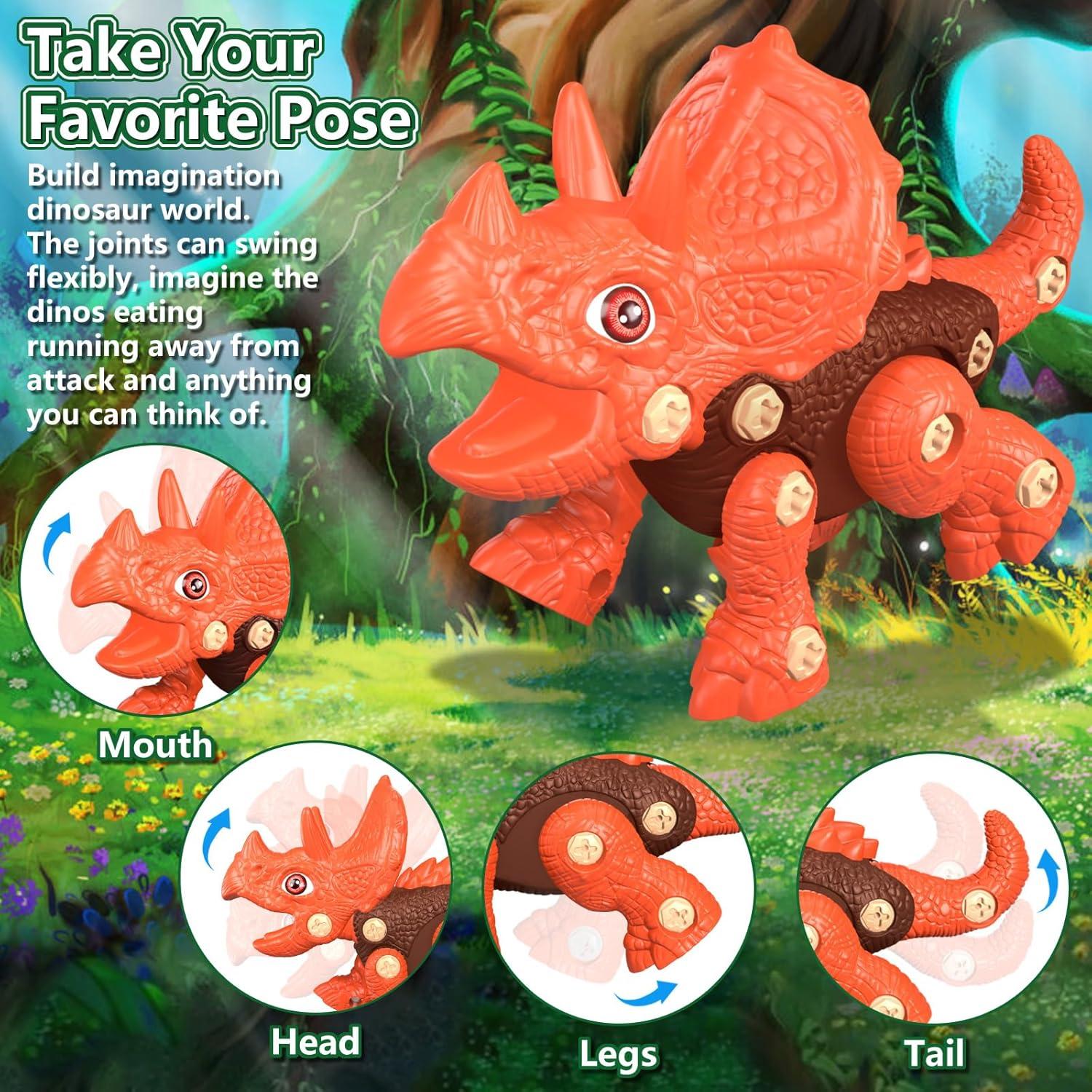 Jasonwell Set de Juguetes de Dinosaurios para Niños 3-8 Años