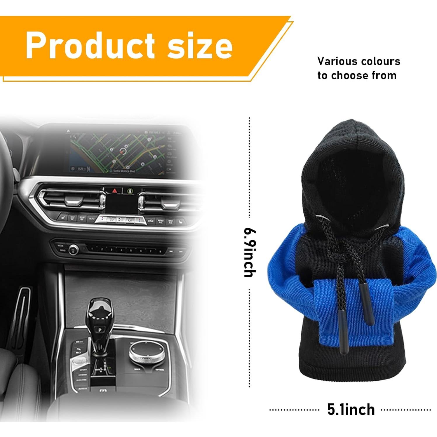 Cubierta de Palanca de Cambios Suvnie Algodón Azul y Negro