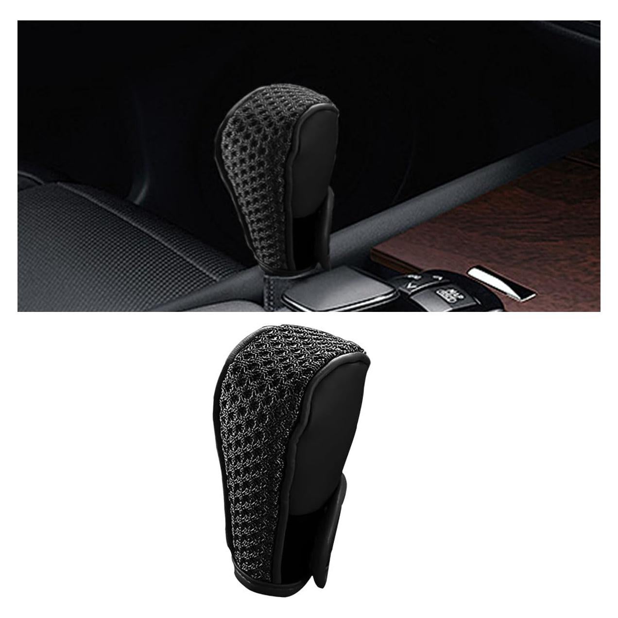 Cubierta de Pomo de Cambio de Marcha LAINLOY - Cuero Negro