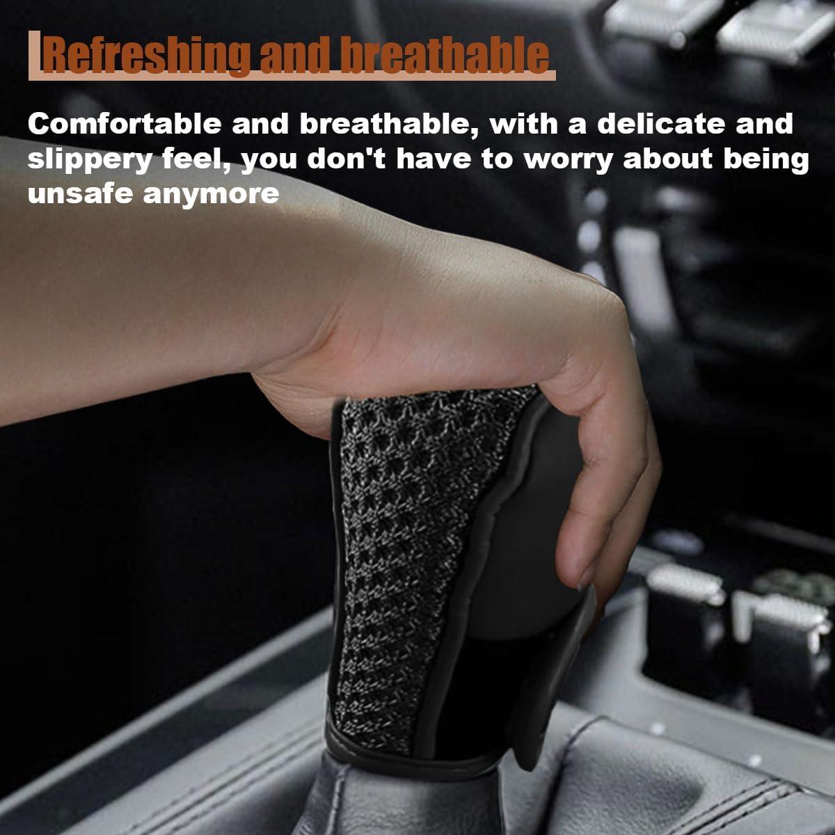 Cubierta de Pomo de Cambio de Marcha LAINLOY - Cuero Negro