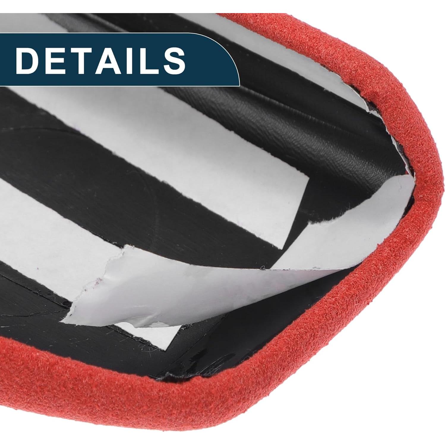 Cubierta de pomo de cambio TUCKBOLD para Audi A4 A5 Q5 Q7 Rojo