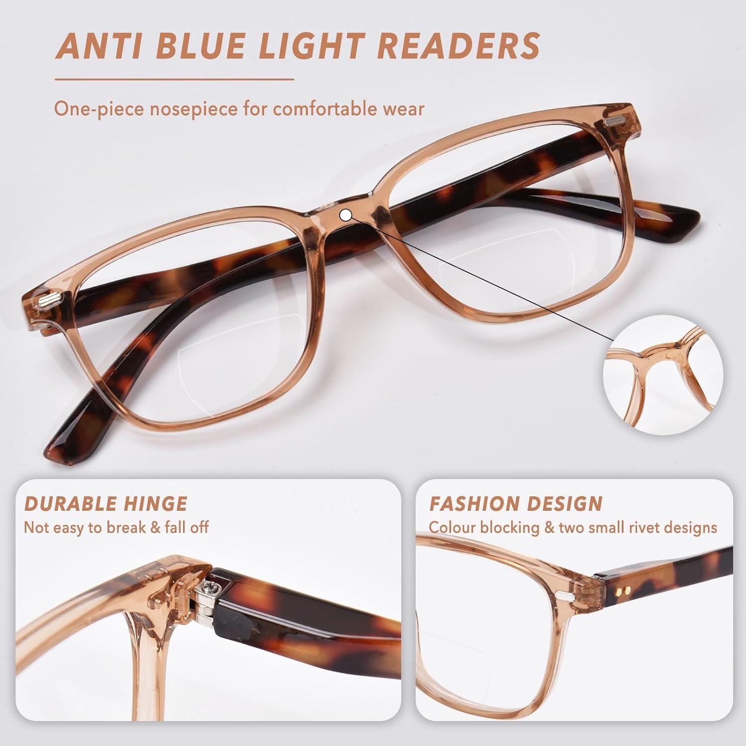 Gafas Bifocales OPTOFENDY 2.0x con Bloqueo Luz Azul