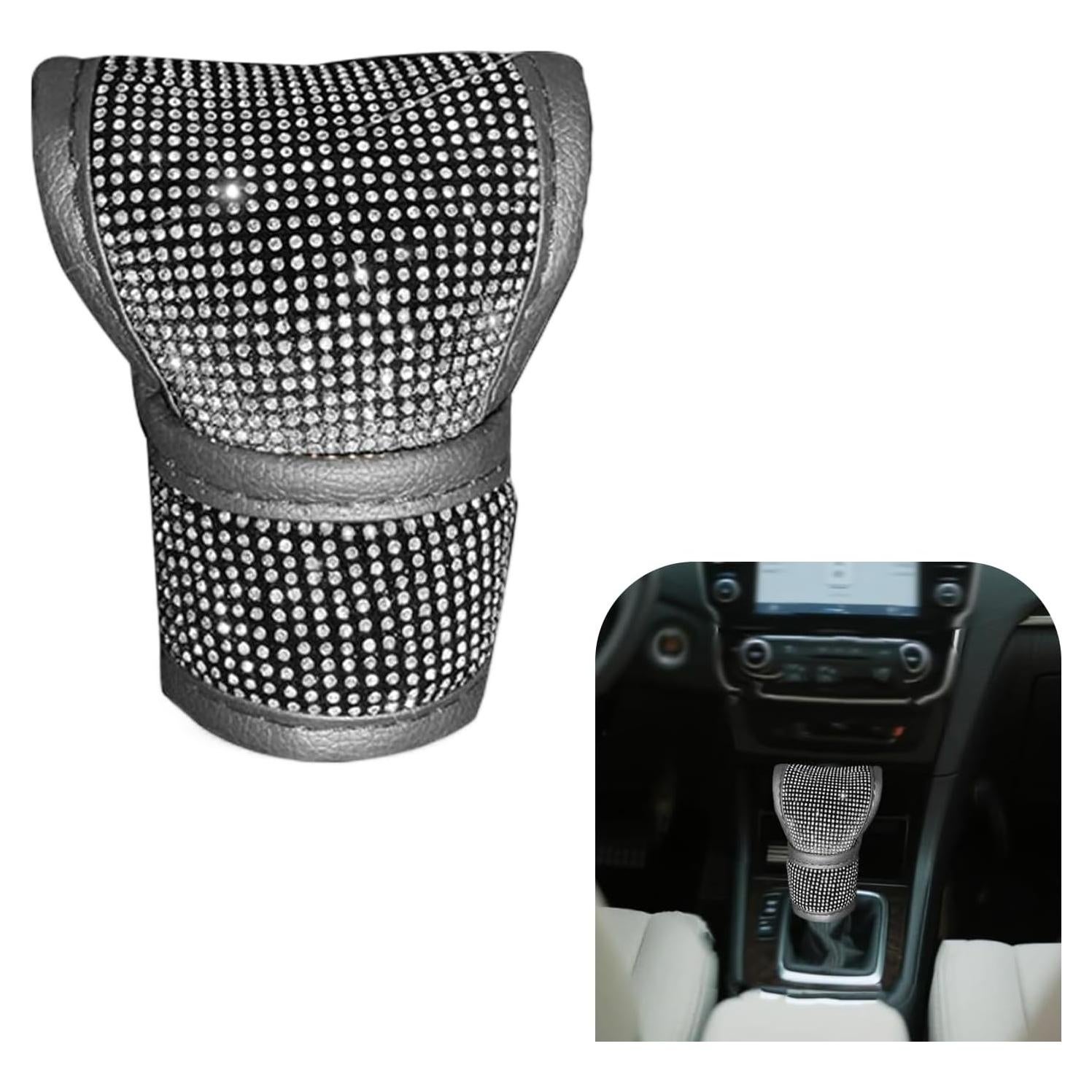 Cubierta de Pomo de Cambio Bling Winterrock - Blanco, 11.81x9.50cm