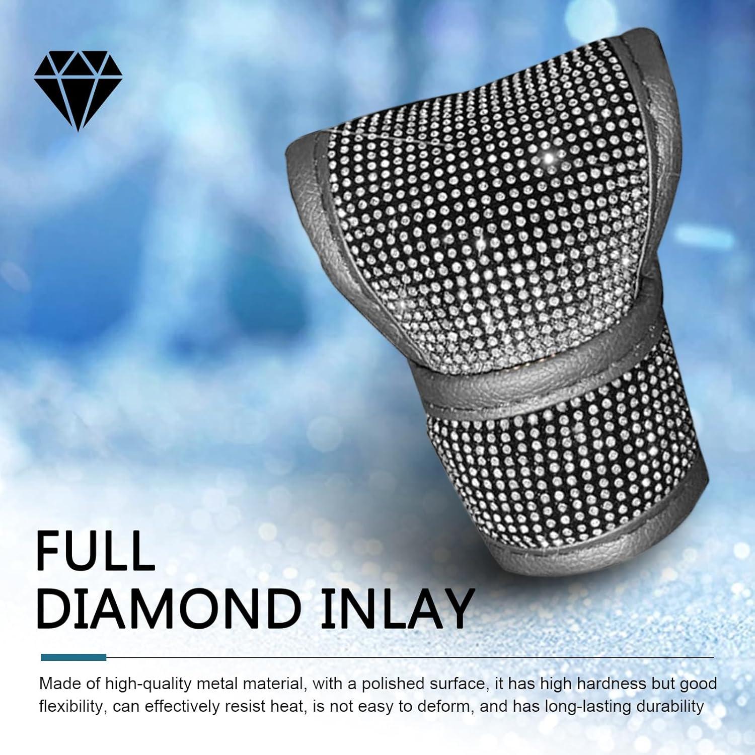 Cubierta de Pomo de Cambio Bling Winterrock - Blanco, 11.81x9.50cm