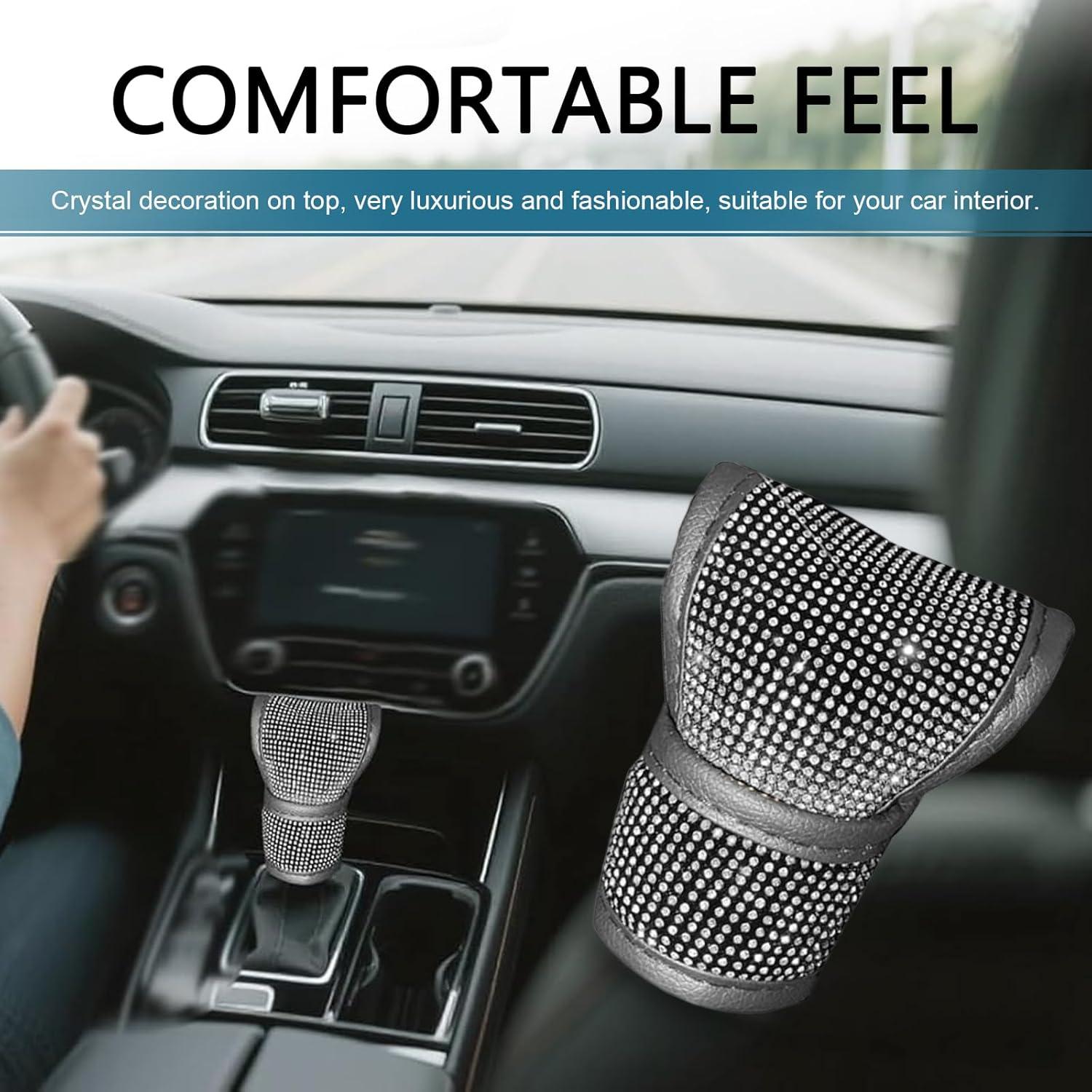 Cubierta de Pomo de Cambio Bling Winterrock - Blanco, 11.81x9.50cm