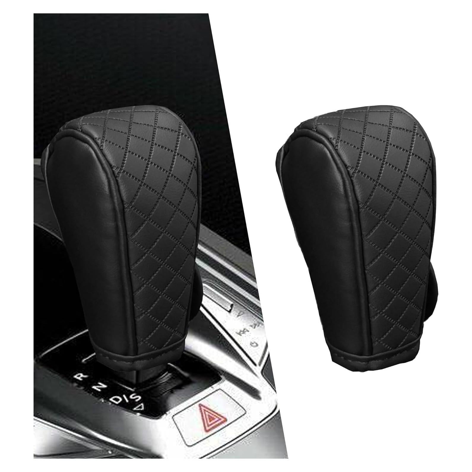 Cubierta de Palanca de Cambios de Coche Lonuxi - Cuero Negro