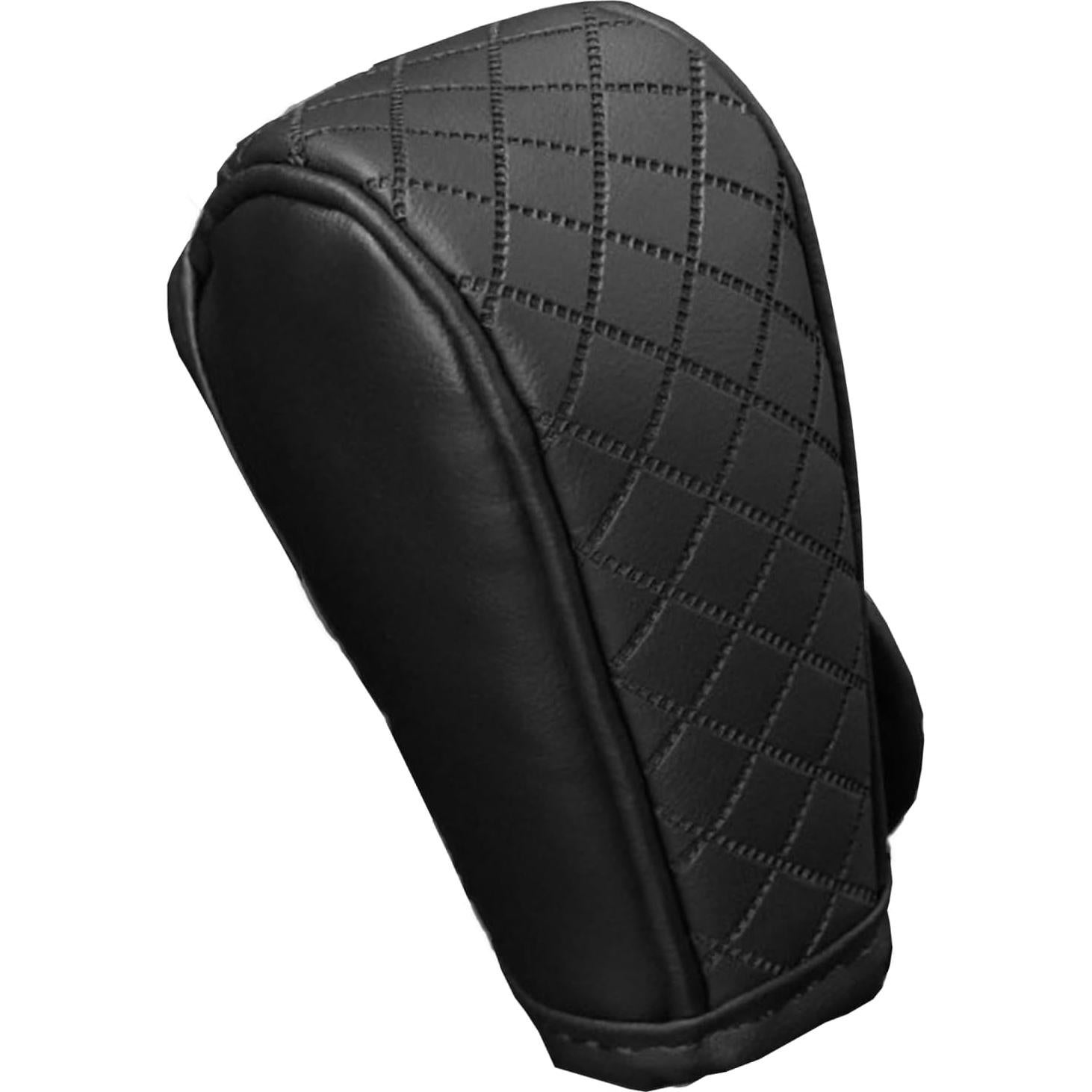 Cubierta de Palanca de Cambios de Coche Lonuxi - Cuero Negro