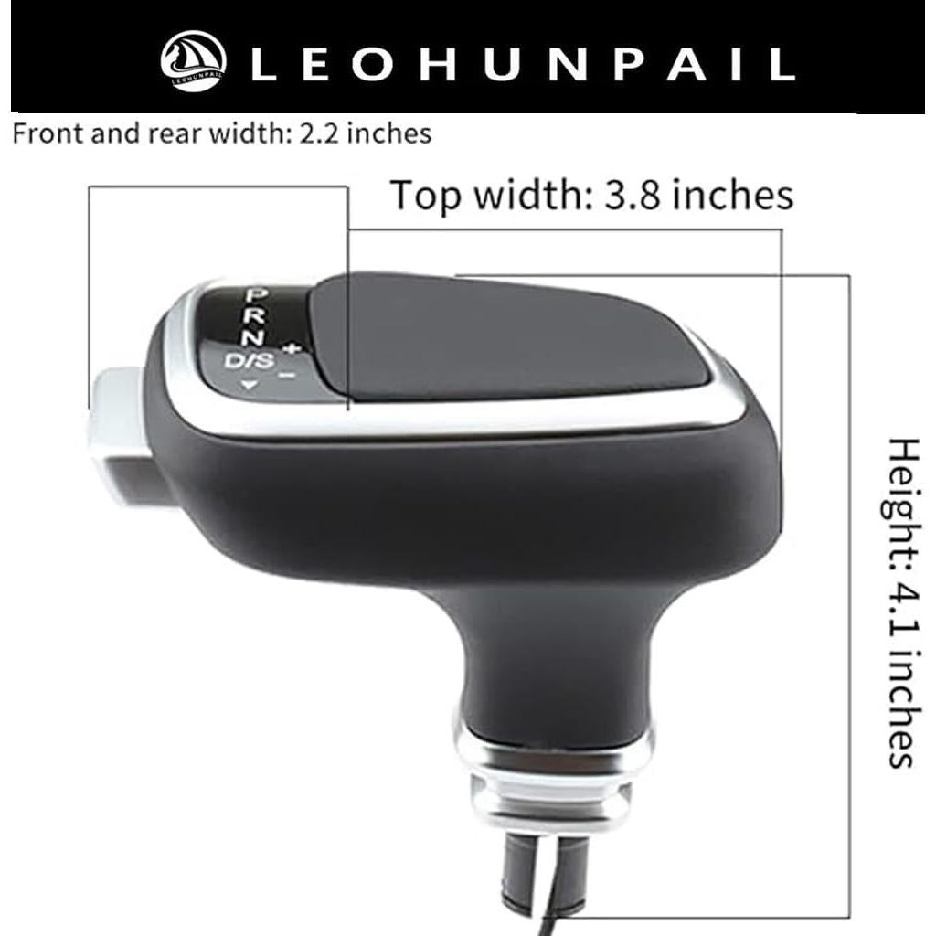 Perilla de Cambio LEOHUNPAIL para Audi y VW - ABS y Cuero
