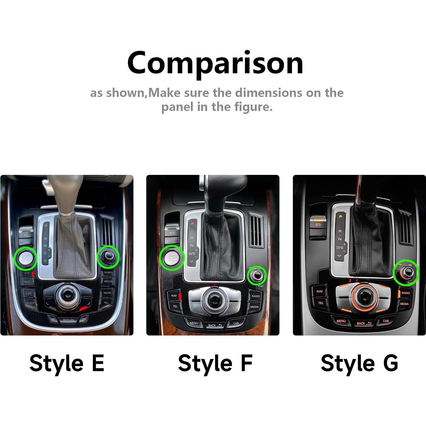 Calcomanías de Fibra de Carbono BRMYL para Audi A4 A5 S4 S5 Q5