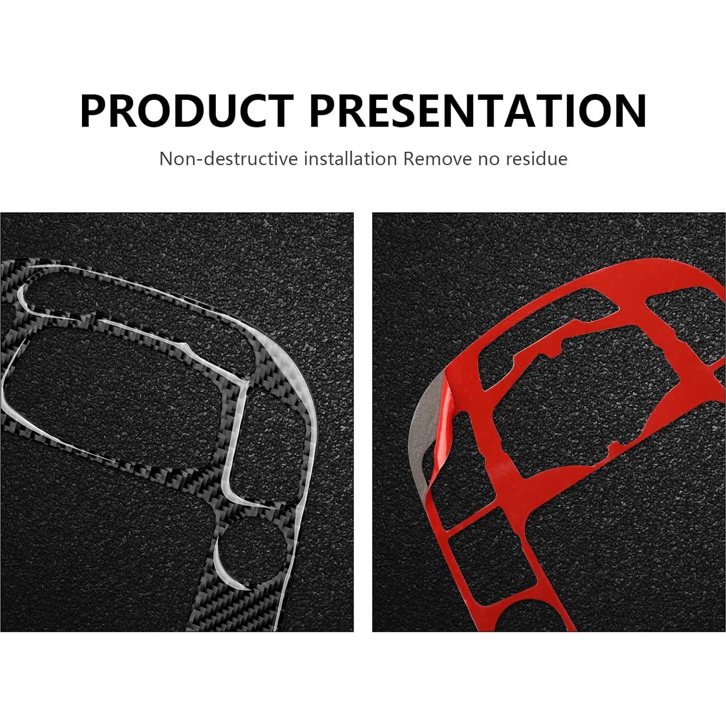 Calcomanías de Fibra de Carbono BRMYL para Audi A4 A5 S4 S5 Q5