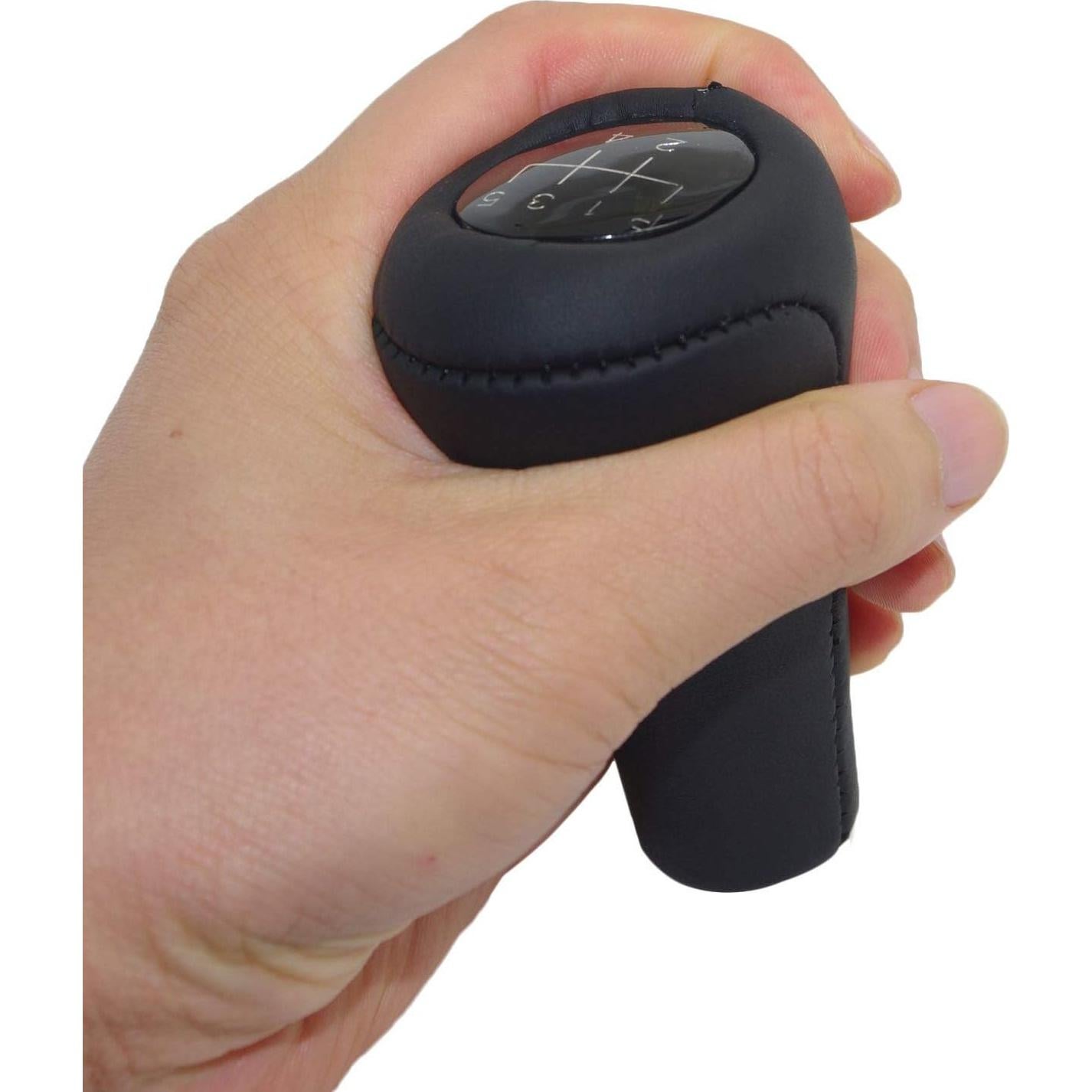 Perilla de Cambio Manual Pursuestar Cuero Negro 5 Velocidades BMW