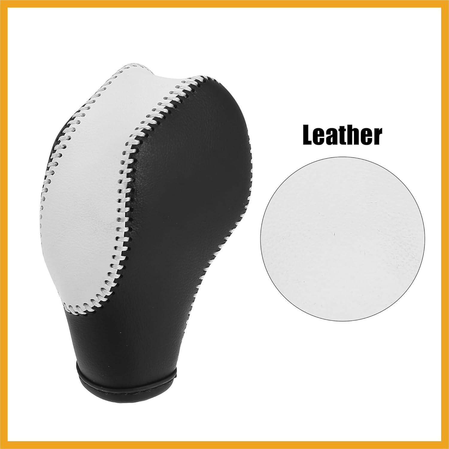 Cubierta de pomo de cambio de cuero sintético Partuto para Ford