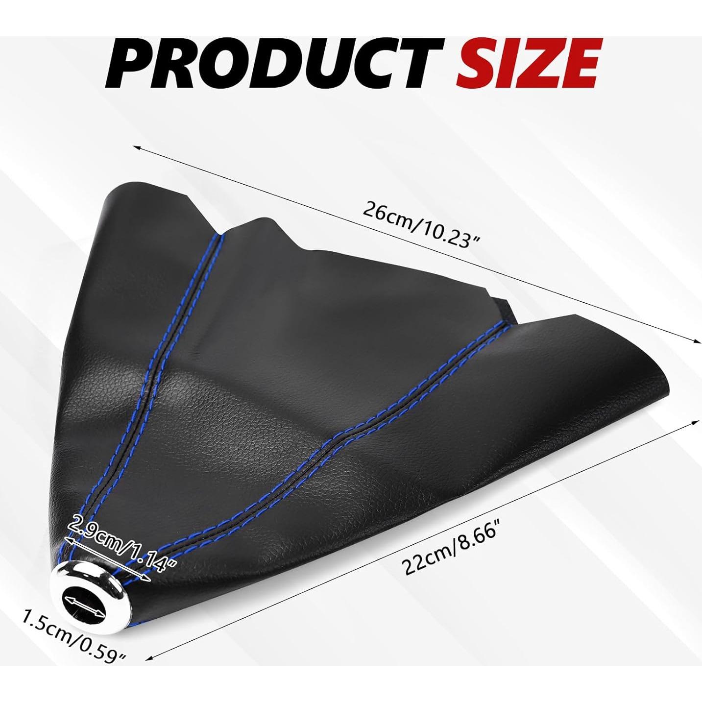 Funda de Palanca de Cambios Wuyaoyao de Cuero PU - Azul