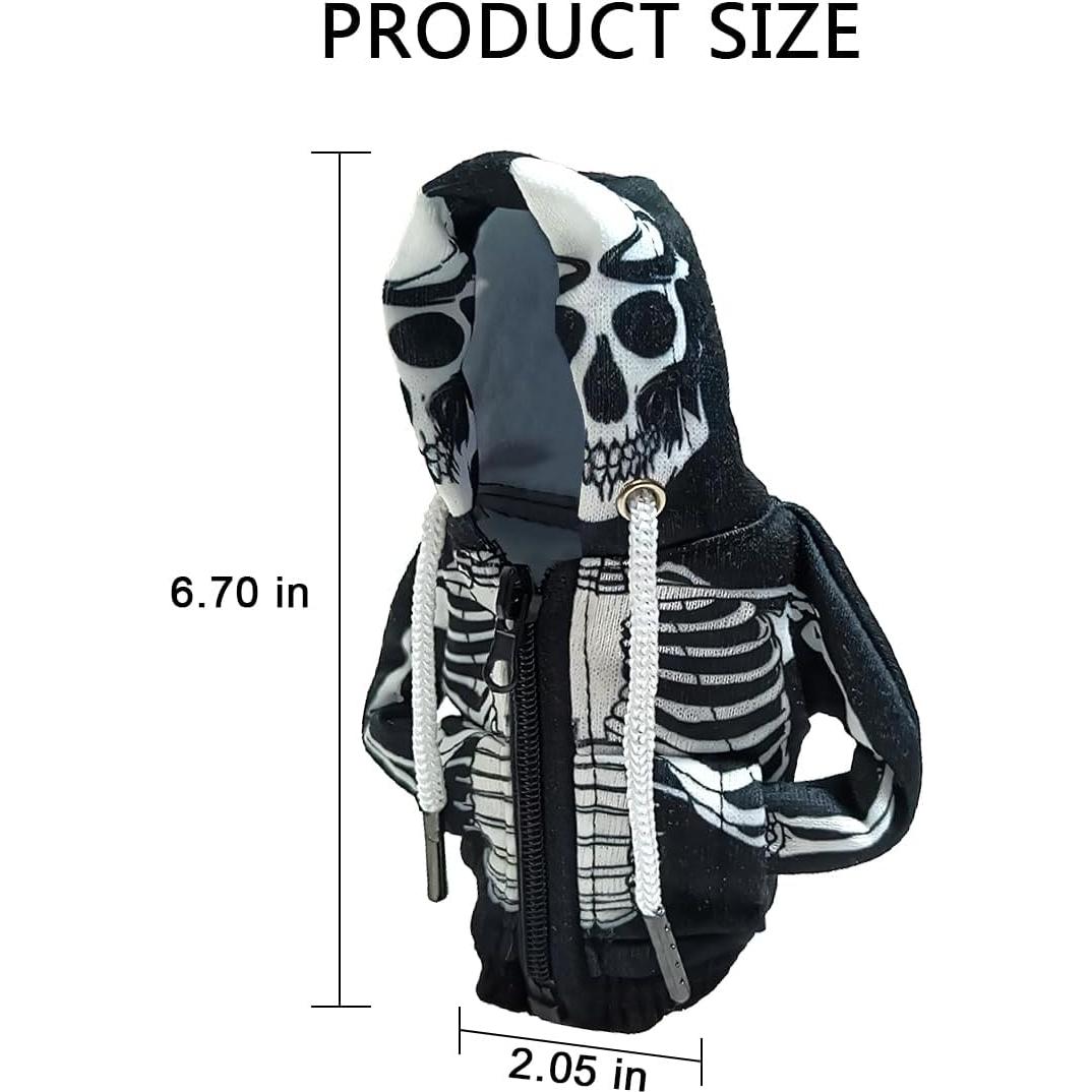Cubierta de Perilla de Cambio de Coche KHGUZ Calavera Halloween