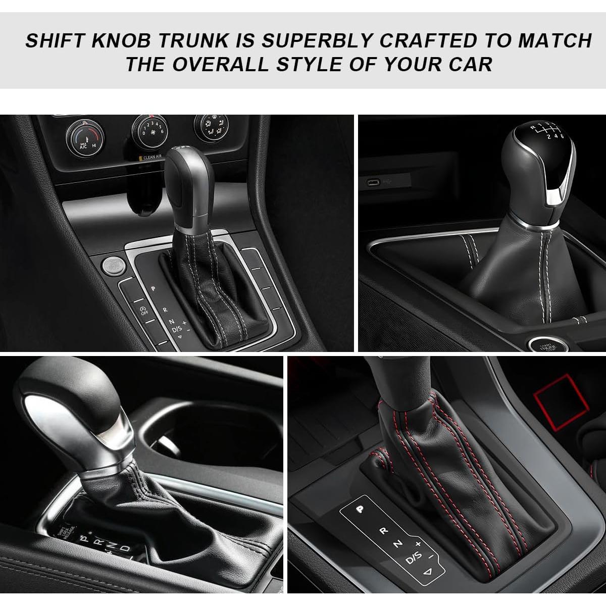 Cubierta de Polvo BWBWND para Perilla de Cambio Manual/Automática - Negro